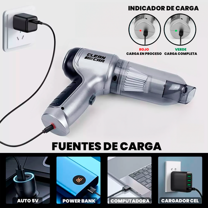Aspiradora Portátil Potente 3 en 1 CleanCar©