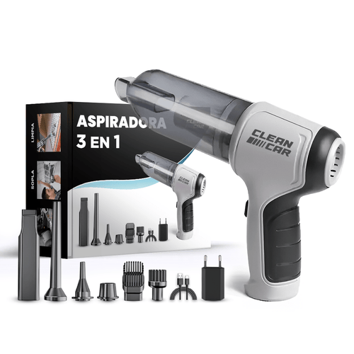Aspiradora Portátil Potente 3 en 1 CleanCar©