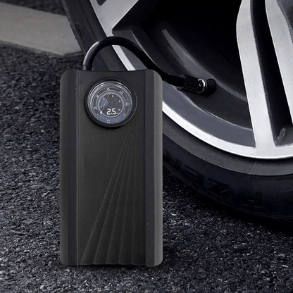 Inflador Compresor Para Auto con Barómetro 12V